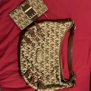 LIMITED EDITION Michael Kors buckle purse&wallet